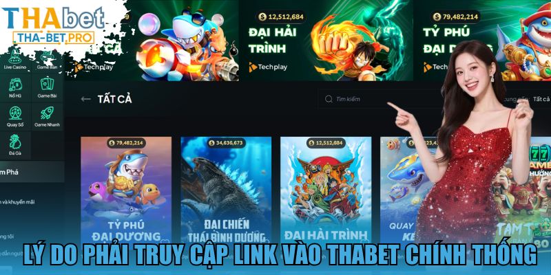 Lý do phải truy cập link vào THABET chính thống